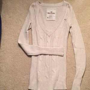 Hollister Cream Sweater